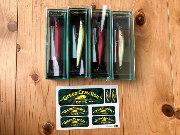 一誠 常吉 浜ミノー86F 109F 非売品ステッカーセット issei ハマミノー 浜 MINNOW86F 109F