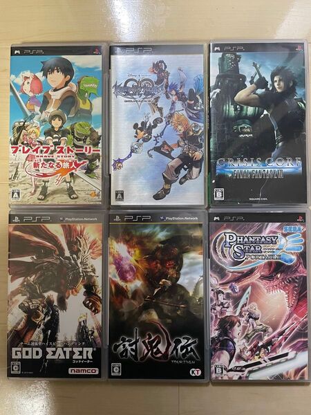 PSPソフト RPG系ゲーム6本まとめ売り ブレイブストーリー他