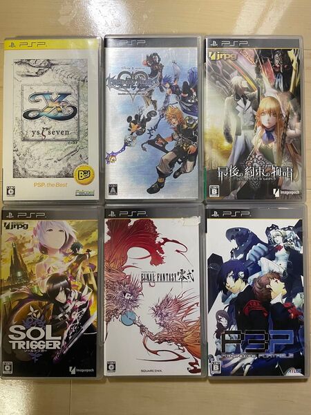 PSPソフト イース7他 RPG系 6本まとめ売り