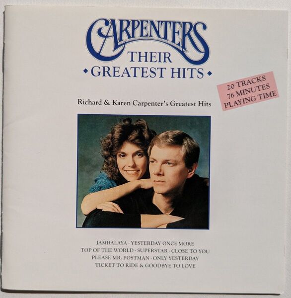 CARPENTERS Their Greatest Hits 国内盤CD