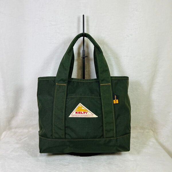 美品 KELTY トートバッグ ハンドバッグ オリーブ ケルティ