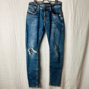 DIESEL SLEENKER デニム ダメージ加工 w29 ジーパン ジーンズ ボタンフライ