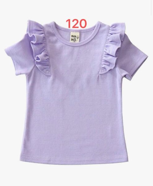 Bee des Bee 半袖Tシャツ 120cm パープル 未使用