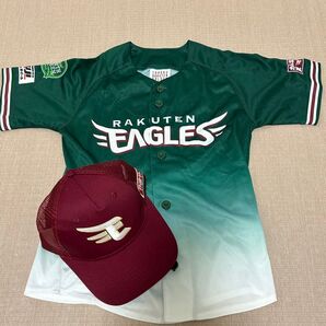 東北楽天イーグルス 子供 130 ユニフォーム キャップ セット 楽天イーグルス