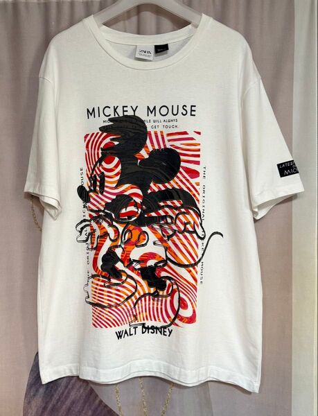 ZARA×Disney 限定コラボ ミッキーマウス グラフィティー Tシャツ