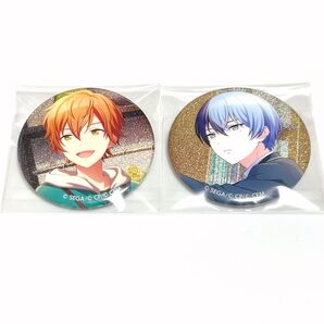【東雲彰人&青柳冬弥】プロセカ グリッター缶バッジ 2点セット