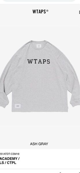 wtaps ACADEMY 25ss 03 L グレー