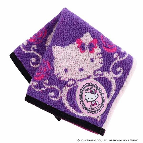 ANNA SUI アナスイ キティちゃん コラボ タオルハンカチ