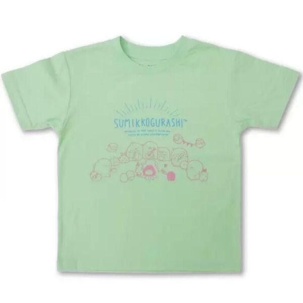 すみっコぐらし キッズ 半袖 Tシャツ 90cm グリーン