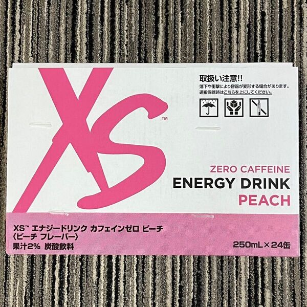 アムウェイ エナジードリンク カフェインゼロピーチ 24本 エクセス XS