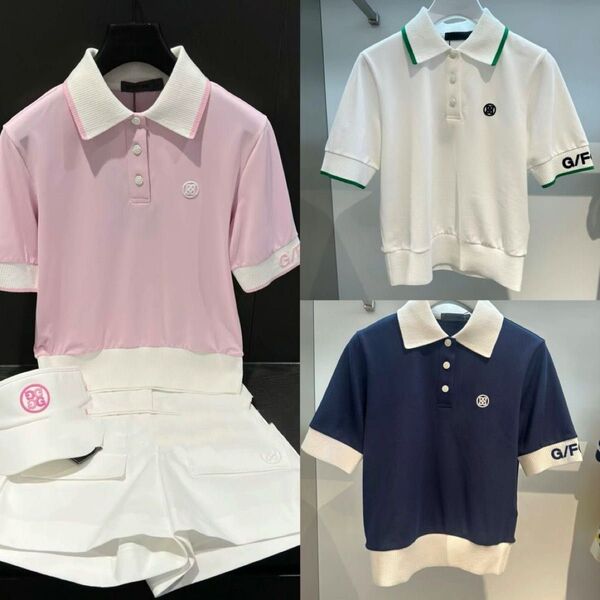 ジーフォアG/FORE ゴルフ レディース Tシャツ 半袖 ポロシャツ