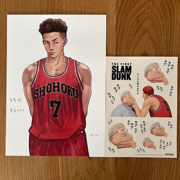THE FIRST SLAM DUNK 入場特典 イラストカード ステッカー