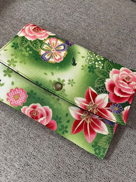 ハンドメイド 和柄 花柄 御朱印帳ケース