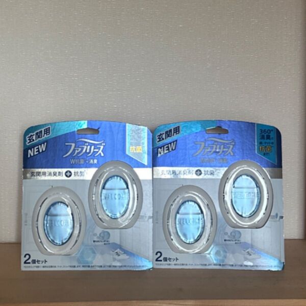 ファブリーズ W消臭 玄関用消臭剤+抗菌 フレンチリネン&ソープ (旧商品) 2個セット (7ml×2)
