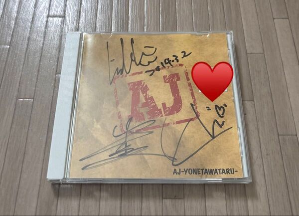 AJ-米田渡- AJ サイン入り