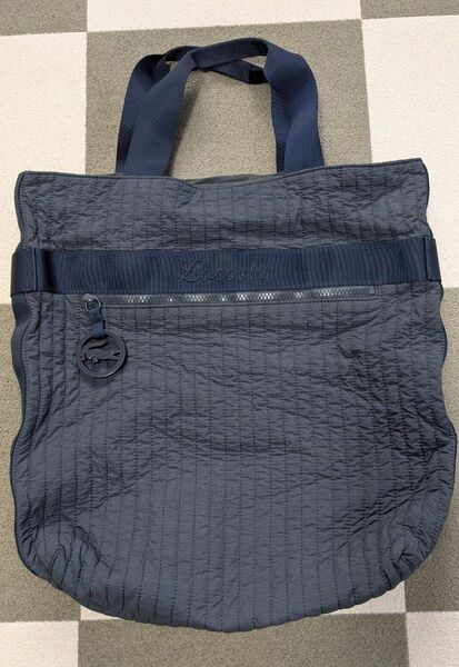 LACOSTE ナイロンバッグ ネイビー