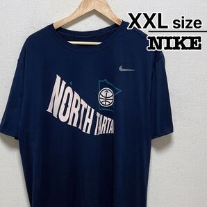NIKE DRI-FIT Tシャツ XXL ネイビー バスケットボール ドライ