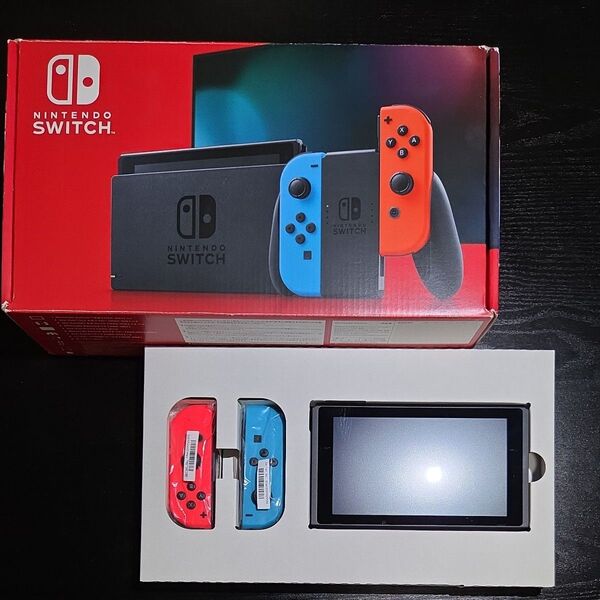 【美品】Nintendo Switch ネオンブルー ネオンレッド ニンテンドースイッチ【おまけつき】