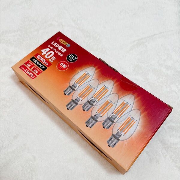 epre LED電球 C35 E17 4W 2700K 5個セット レトロ電球