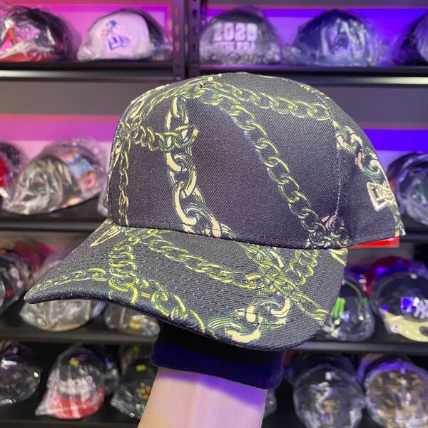ニューエラ NEW ERA チェーン柄 ワンサイズ キャップ