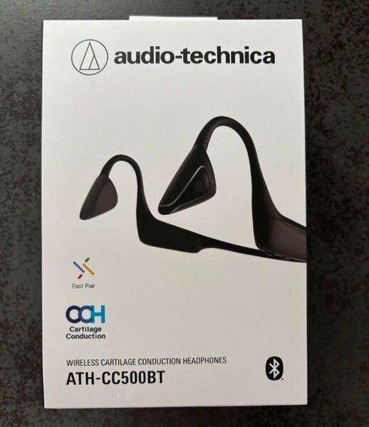 オーディオテクニカ ワイヤレス軟骨伝導ヘッドホン ブラック ATH-CC500BT audio-technica