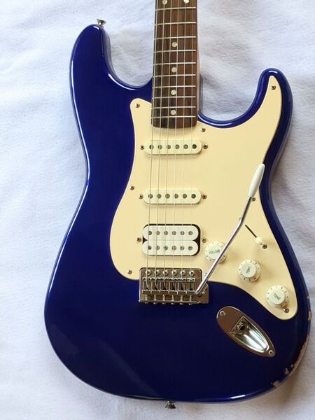 Squier by Fender ストラトキャスター SSH ブルー 送料無料