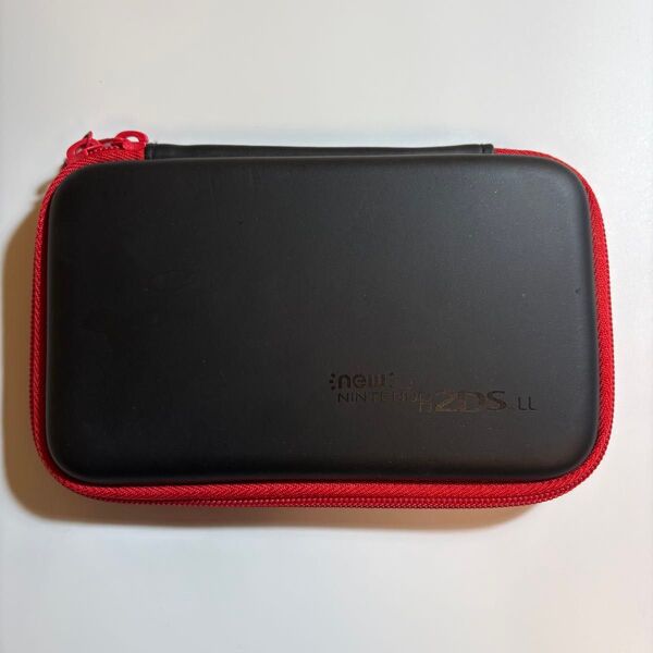 Newニンテンドー2DSLL 収納ケース レッドブラック