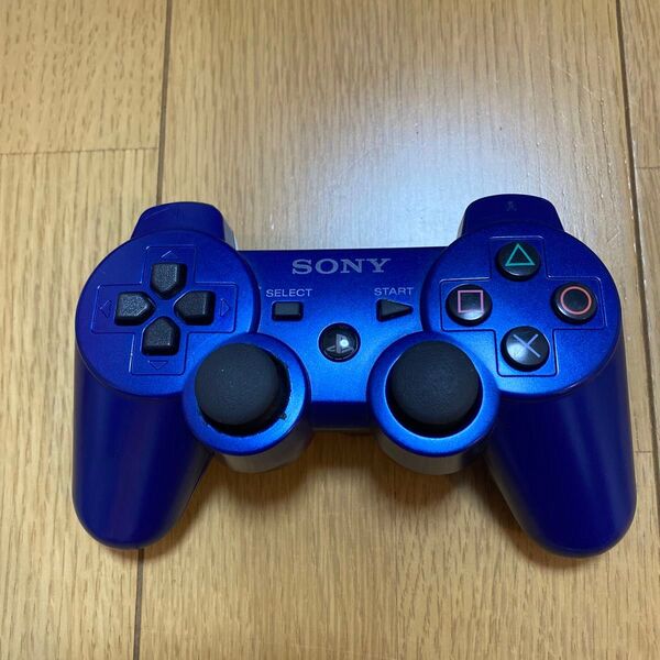 動作確認済み SONY PlayStation3 DUALSHOCK3 ワイヤレスコントローラー ps3 プレステ3 ブルー