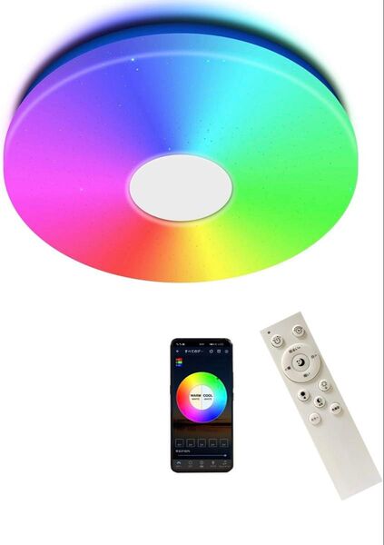 LEDシーリングライト 天井照明 スマートライト RGB 調光 調色