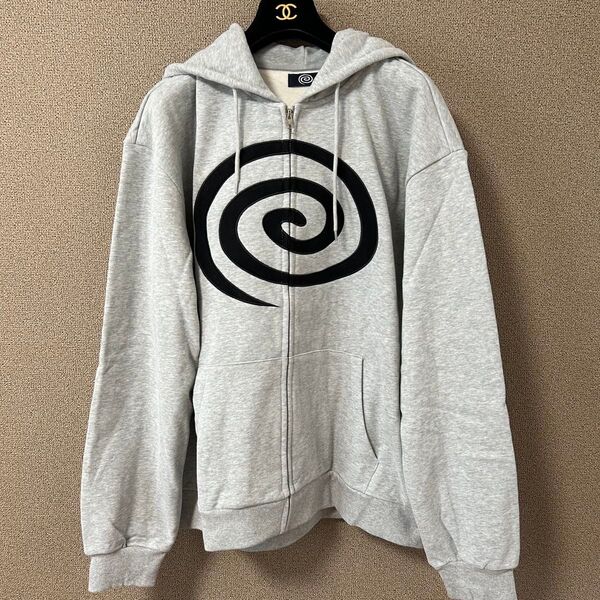 新品未使用 GuruGuru Zip Hoodie (Light Gray) XLサイズ パーカー フーディー