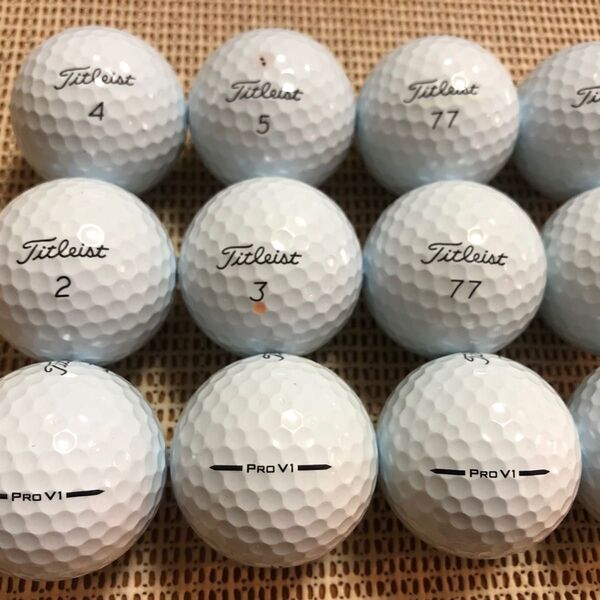 ロストボール12球☆タイトリスト PRO V1 2025年モデル☆