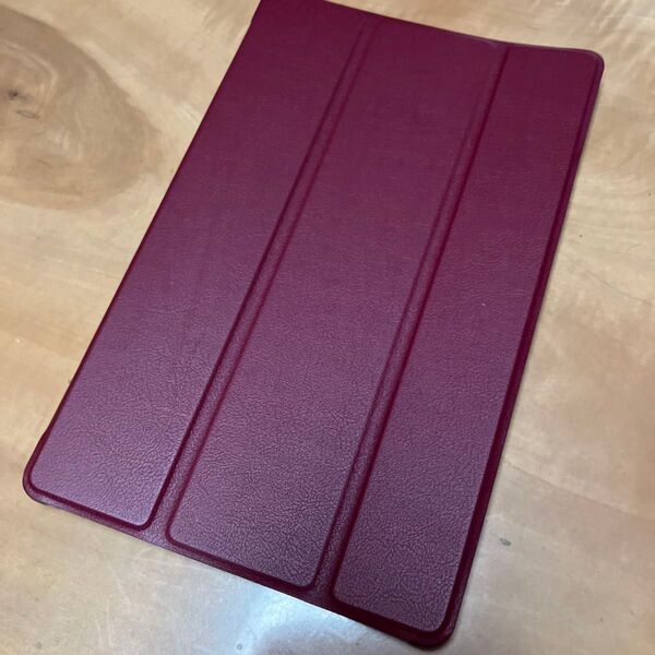 iPadケース ワインレッド 合成皮革、値下げ不可