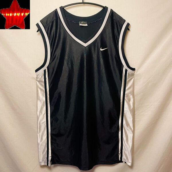 【Nikeナイキ】タンクトップ ゲームシャツDRI-FIT バスケ 黒ブラックM