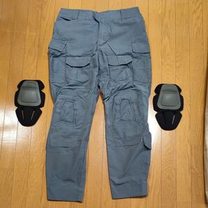 カーゴパンツ メンズ グレー Lサイズ中古