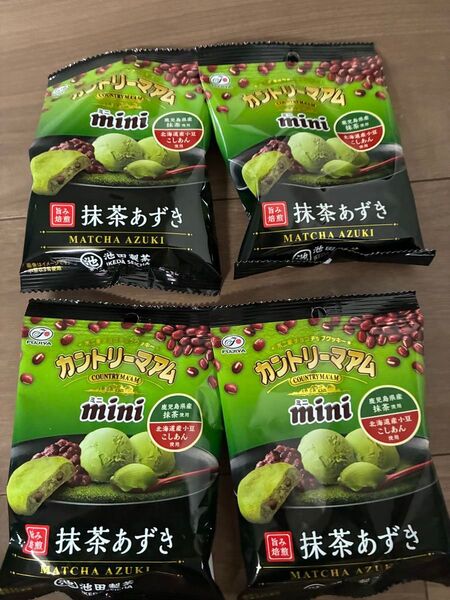 不二家 カントリーマアム ミニ 抹茶あずき 42g×4袋