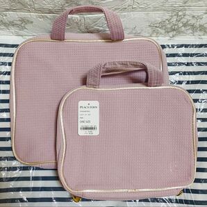 PEACH JOHN トラベルポーチ ピンク 2個セット