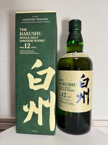 サントリー 白州 12年 シングルモルト ウイスキー 700ml箱付き