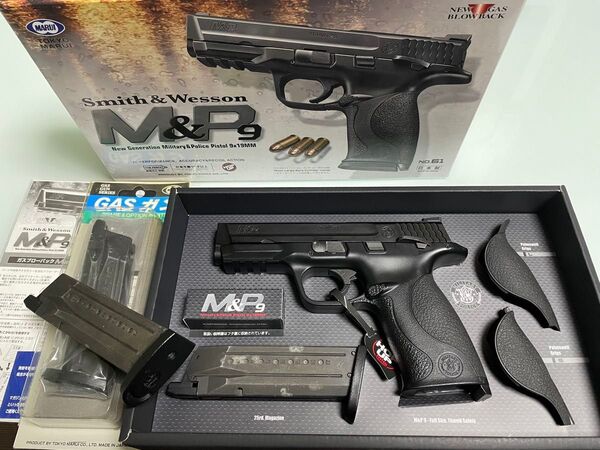 東京マルイ★ ガスブローバック★M&P★予備マグ2個付き