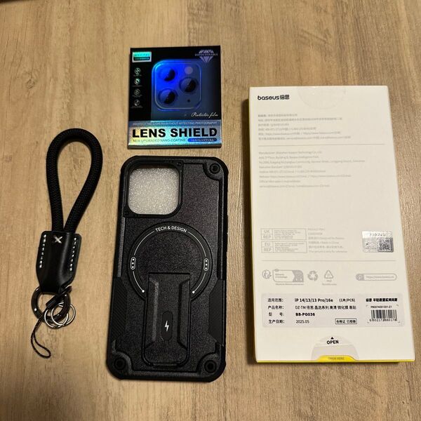 新品・iPhone14 ケース・ガラスフィルム・カメラフィルム 3点セット