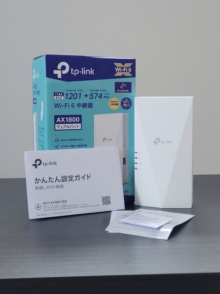 TP-Link Wi-Fi 無線LAN 中継器 Wi-Fi6 対応 1201 + 574Mbps 11ax/ac