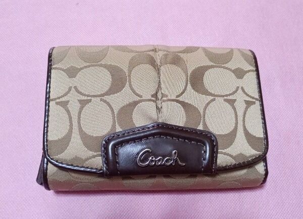 コーチ COACH 三つ折り財布 ウォレット 財布 シグネチャー