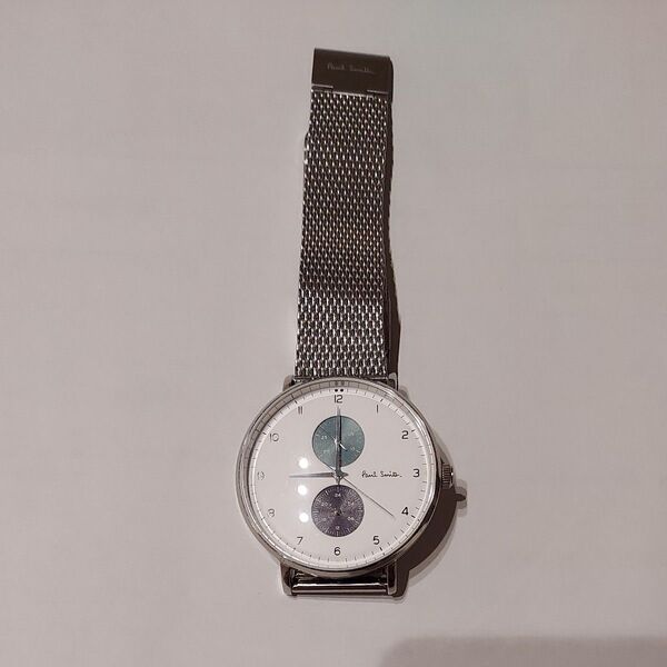 ポールスミス Paul Smith 腕時計 トラックデザイン 42mm SSメッシュ Mウォッチ PS0070007