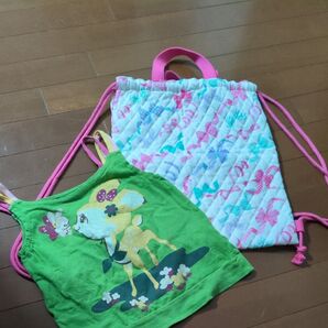 女の子おまとめセット★ナップサック&グラグラのトップス