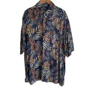 半袖シャツ 総柄シャツ ピューリタン Puritan レーヨン