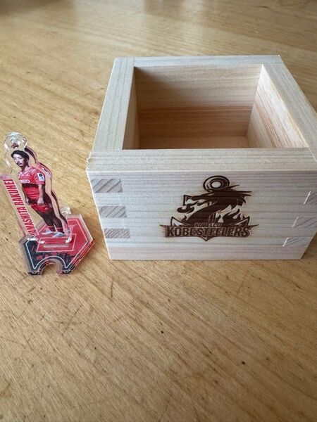 コベルコ神戸スティーラーズ 升とアクスタとハッピ 山下楽平 激レア 非売品 限定販売