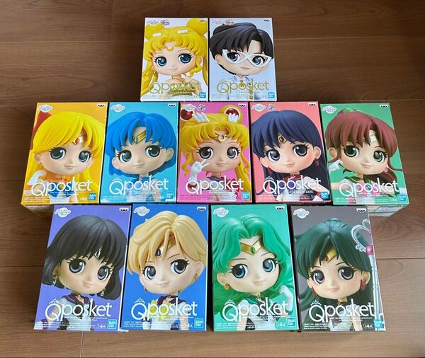 美少女戦士セーラームーン☆ セーラー9戦士 タキシード仮面 セット QPOSKET Qposket フィギュア