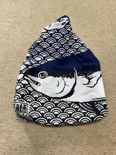 ジカンスタイル kenema 手ぬぐいしずくバッグ 出世魚