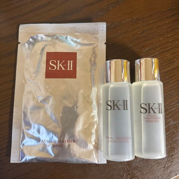 【新品未使用】ピテラ 7日間トライアルキット SK-II トリートメントマスク、クリアローション、エッセンス 3点セット SK2