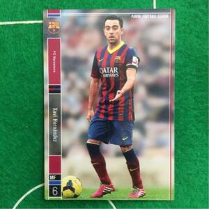 130)Panini Football League FC Barcelona 6 Xavi Hernandez car bi tea bi Barcelona Lee gaespanyo-la Panini Football League 