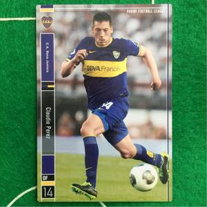 142)Panini Football League CA Boca Juniors 14 Claudio Perez クラウディオ ペレス ボカ ブラジル パニーニ フットボール リーグ